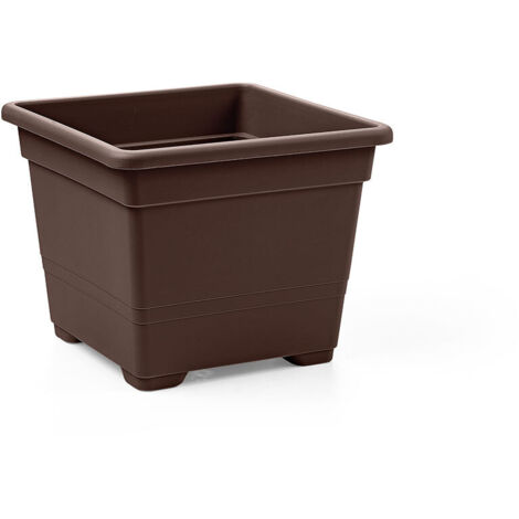 Vaso Quadro 22 cm - Bronzo