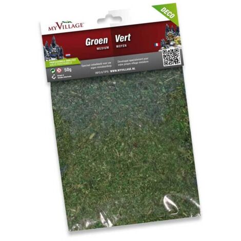 My Village MY VILLAGE - Materiale Decorativo Verde Grana Media 50 Gr Cod. MYD91