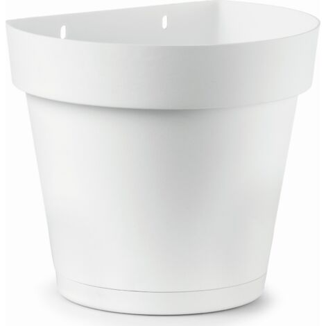 Vaso Cleo a Muro Bianco - 18 cm