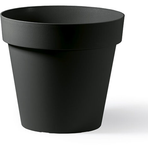 VECA VASO ROTONDO CLEO 50 CM 60% RICICLABILE ANTRACITE