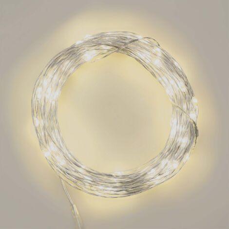Catena 20 MicroLED BIANCO CALDO Luce Fissa (1/5)