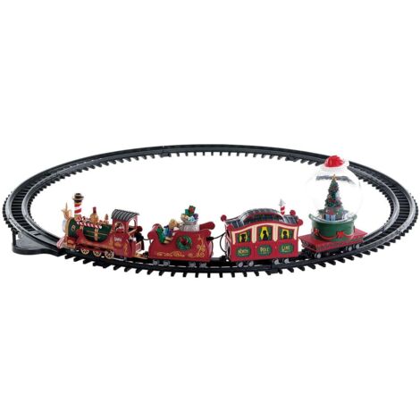TRENINO NATALIZIO NORTH POLE CON SFERA LEMAX 74223
