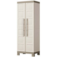 armadio portascope keter "excellence" in resina beige 65x45x182 cm
