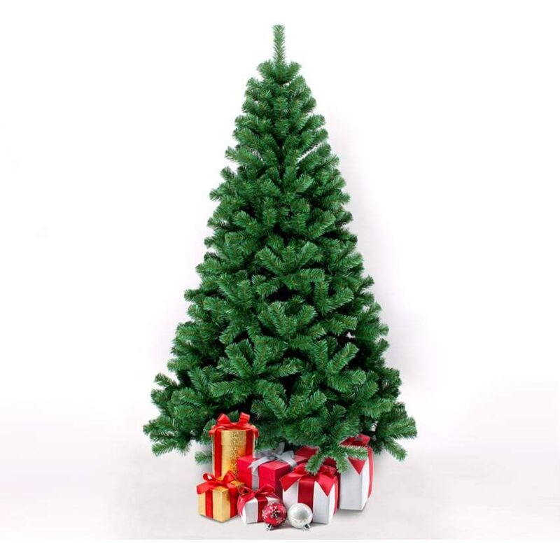 Árbol de Navidad Artificial Verde Clásico con Soporte 180 cm Stockholm