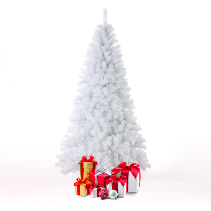Árbol de Navidad Artificial Blanco 180 cm tradicional Gstaad