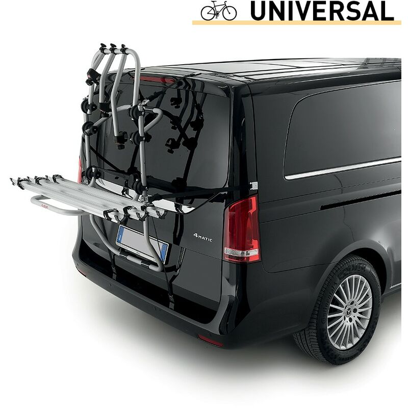 Portabicicletas universal para 3 bicicletas con puerta trasera Bici Ok 3 Van