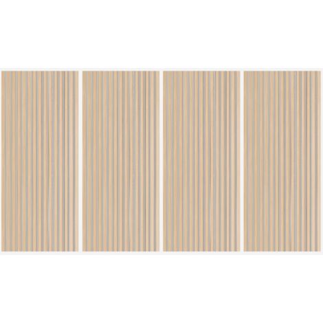 4 x panel  fonoabsorbentes decorativo 120x60cm madera de abedul Tabb-OW