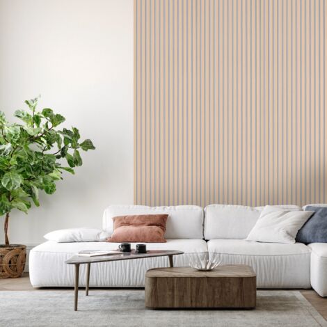 4 x panel  fonoabsorbentes decorativo 120x60cm madera de abedul Tabb-OW