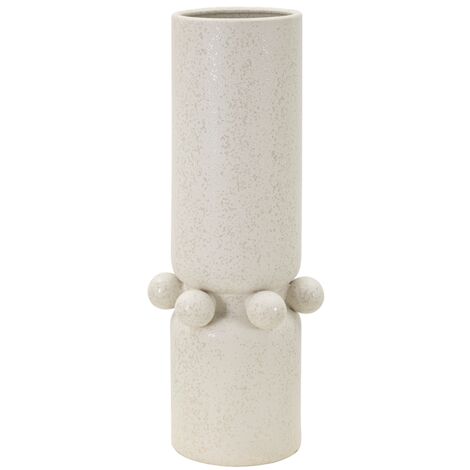 2 Vasi Moderni In Ceramica A Forma Di Cuore - Beige Opaco, Decorazione Nordica Per Casa