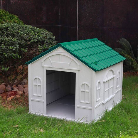 Caseta para perros medianos-grandes en jardín de plástico Dolly