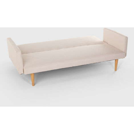 Sofá cama clic clac de 2 plazas en polipiel de diseño moderno reclinable  Elly