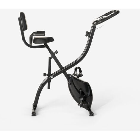 Bicicleta estática plegable con bandas para brazos y piernas, bicicleta  estacionaria plegable para personas mayores, bicicleta estática reclinada  para