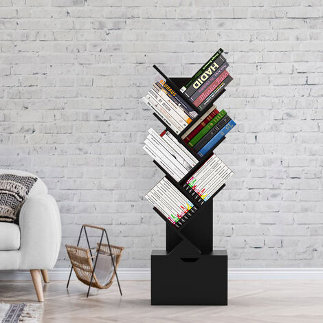 Calli Librería vertical de columna 6 estantes casa oficina moderno