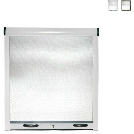 Mosquitera enrollable para ventanas 140x170cm en kit universal Easy-Up V  Color: Blanco