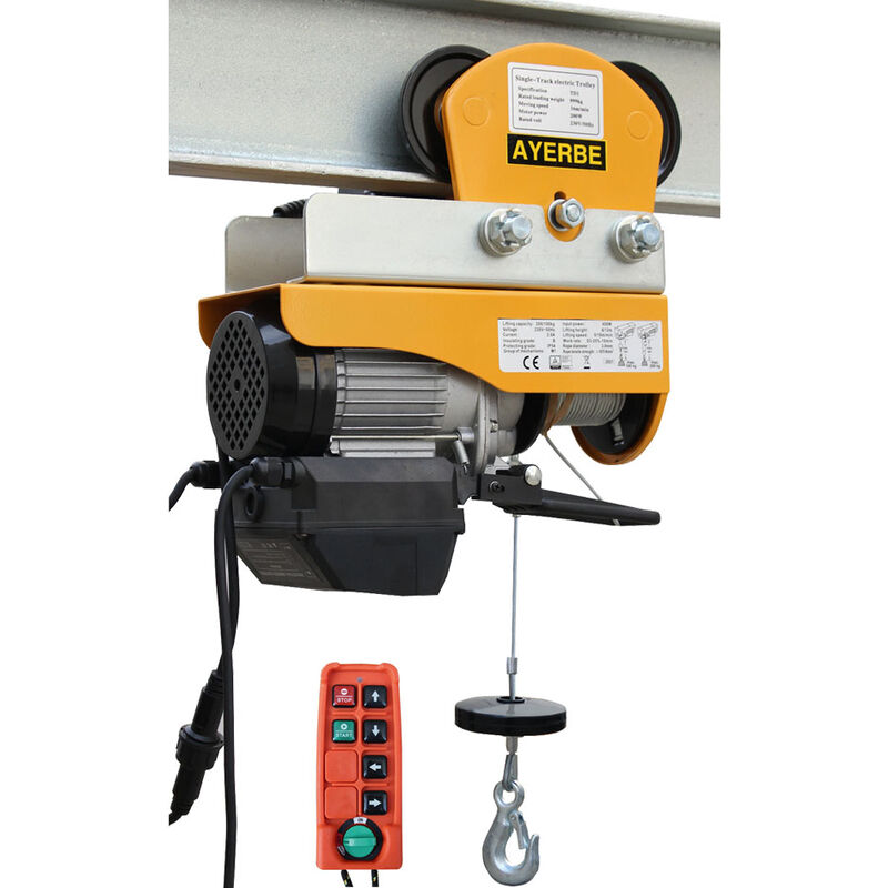 AYERBE - 588100 - Elevador Eléctrico AY-100/200 + Carro con Mando Inalámbrico