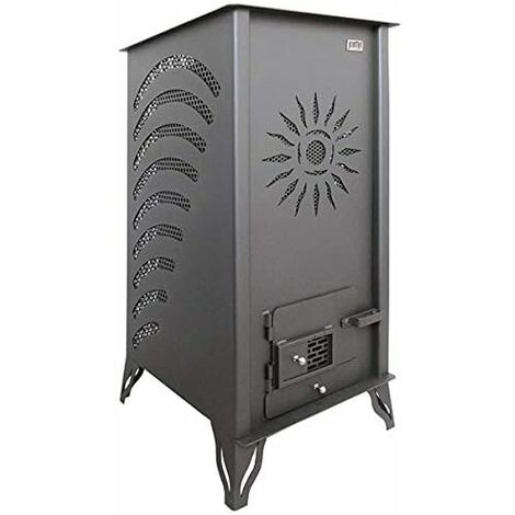 JOIMA - Estufa Biomasa Pellets-Orujo Modelo Mini Eco Sol 10 kW - Funciona sin electricidad