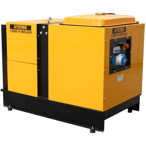 AYERBE - 5417680 - Generador 13000 Mn Insonorizado HONDA con Arranque Eléctrico