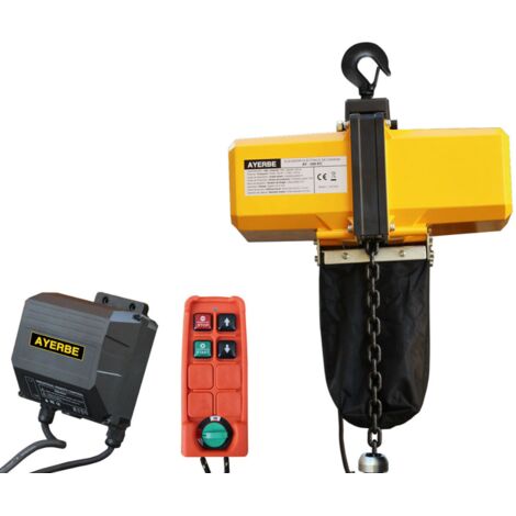 AYERBE - 588025 - Elevador Eléctrico Cadena AY-500 EC Mando Inalámbrico