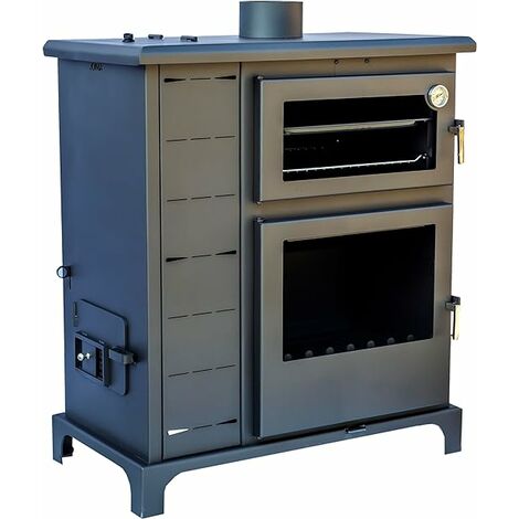 JOIMA - Estufa Policombustible con Horno Modelo ECO VALLE. Pellets, Orujo, Huesos de aceituna, Cáscaras de Pistacho, Cáscaras de almendra y Leña. ECODESING 2022
