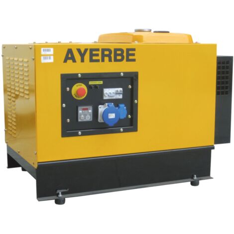 BRICOSOL GENERADOR DIESEL AYERBE 6000 AVR INSONORIZADO MN ARRANQUE ELECTRICO (1/2)