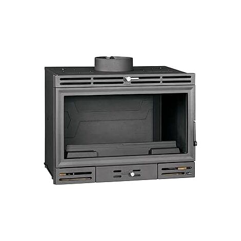 TJ - Chimenea Insertable de Leña con Turbinas Modelo AFAR. Fabricado en Hierro Fundido 12,4 kW