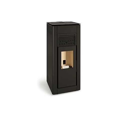 TJ - Estufa de Pellet Canalizable Nahia de 9,5 kW - Color Negro