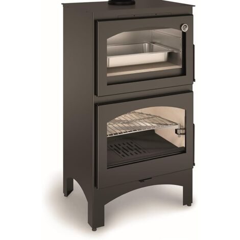 TJ - Estufa con horno de leña Modelo DARRO de 7,2 kW