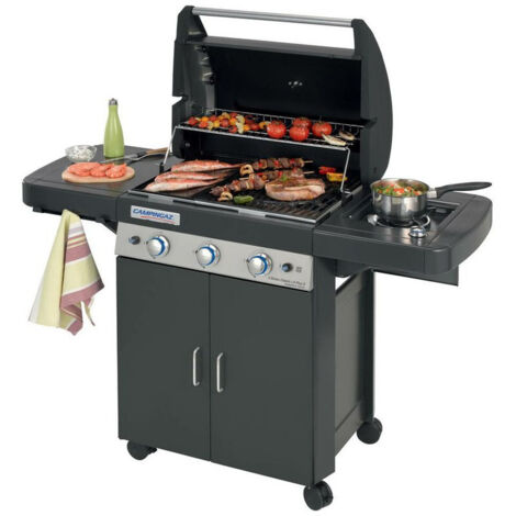 CAMPINGAZ - Barbacoa de gas de 3 quemadores BBQ 3 Series Classic LS Plus Dark