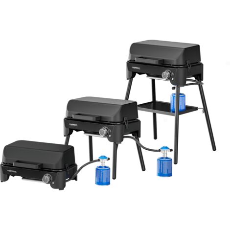 CAMPINGAZ - Barbacoa de gas Portatil BBQ Tour & Grill CV Plus - Se puede usar como barbacoa de mesa o de pie
