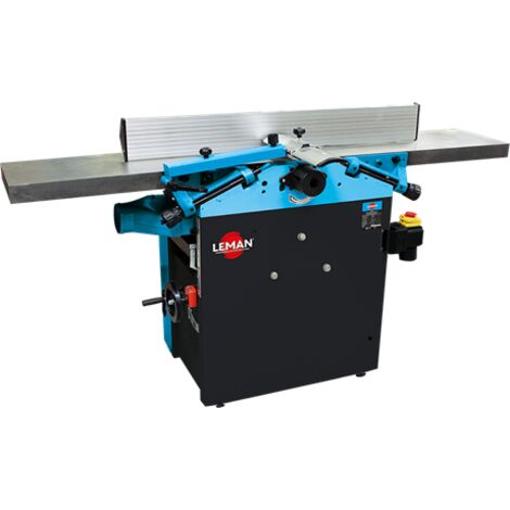 LEMAN - Regruesadora Cepilladora RAD310 Monofásica, 310 mm, Motor 2200 W, 4 Cuchillas Reversibles, Mesa de 1800 mm, Avance Automático