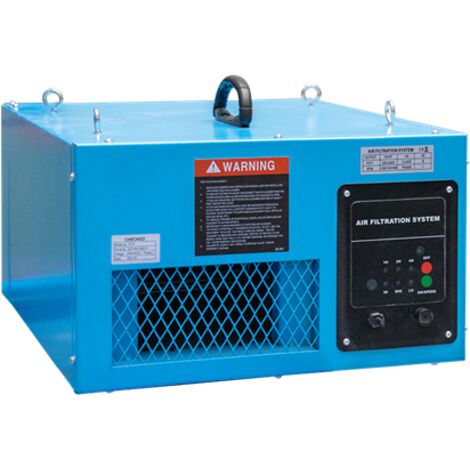 LEMAN - Sistema de Filtración de Aire SFA100, 100 W, Filtrado Eficiente de Polvo de Madera, Control Remoto