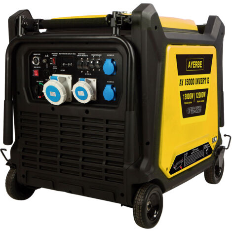 Generador inverter gasolina 13000 W con motor Kiotsu 27 HP arranque eléctrico y depósito 40 L (1/2)