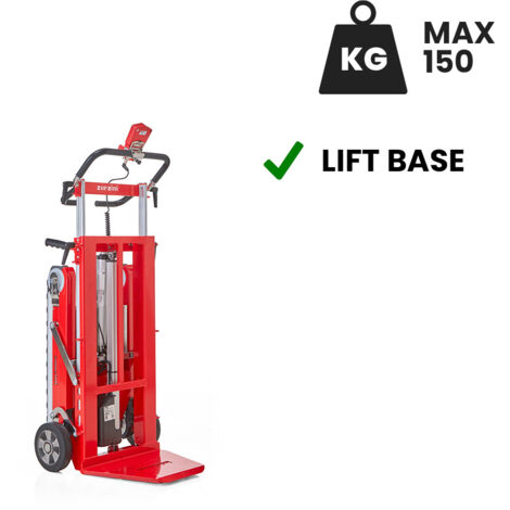 Carretilla sube escaleras eléctrica Buddy Lift para transporte de electrodomésticos con batería AGM estándar elevación eléctrica 150 kg