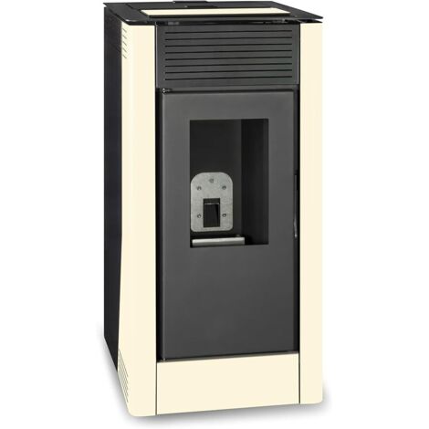 TJ - Hidro Estufa de Pellets Modelo Velika de 15 kW - Color Blanco (1/5)