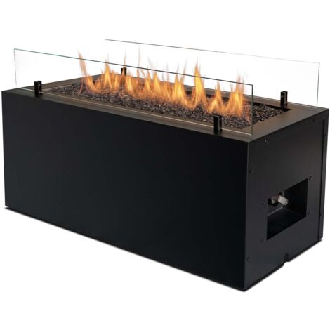 MF - Calefactor de gas exterior Rio hasta 10 kW compacto con vidrio protector