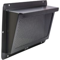 JOIMA - Rejilla de Ventilación de Aluminio. Tipo Pico Pato con Chapa Perforada. Modelo PICO PATO. 260 CM ANCHO x 40 CM ALTO
