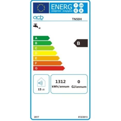 TERMO ELECTRICO 50 LITROS HORIZONTAL ACB EUROPE TN50H