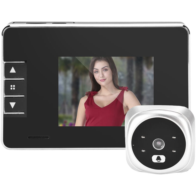 Système d'interphone vidéo filaire de 7 pouces avec caméra de téléphone de  porte étanche, enregistrement de soutien / sonnette instantanée