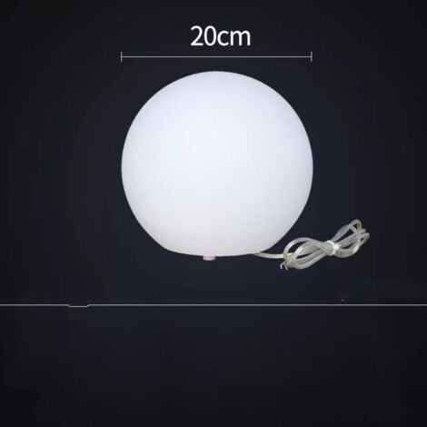 Boule de lumière waterproof LED 20cm