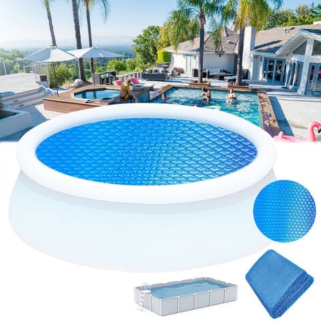 Bâche A Bulles Pour Piscine Ronde Différentes Tailles Bleu Bâche