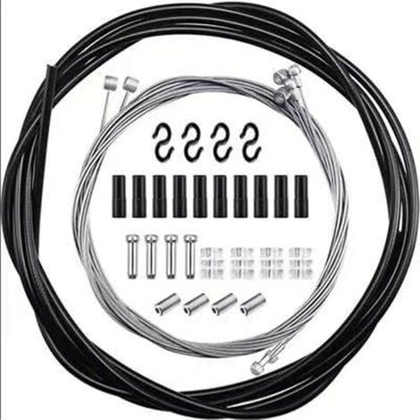 Set Cable Frein Velo (avant Et Arriere) - outillage - autos velos -  accessoires velos - set cable frein velo avant et arriere