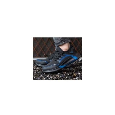 Chaussure de Securite Homme Femmes Legere Basket Securite Respirante avec  Embout en Acier Chaussures de Travail Antidérapantes, Bleu, 45 EU :  : Mode