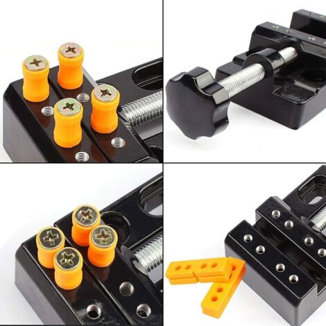 Outil Bricolage Domestique Étau De Table Bestgle - Mini Pince En Alliage D'Aluminium Pour Bricolage, Serrage De Petits Objets Sur Banc Ou Table Pince Serre-joint Alu