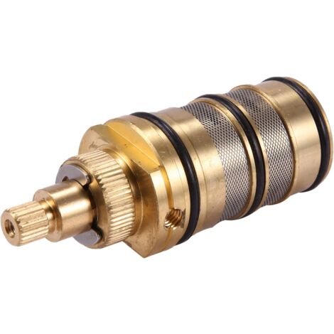 Robinet thermostatique de douche en laiton avec cartouche et poignée pour mitigeur de douche