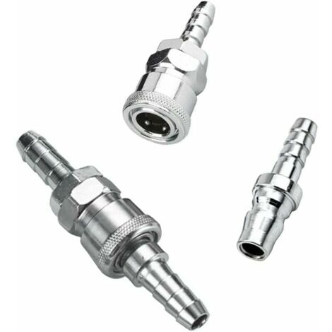 Coupleur à Libération Rapide 1/8 BSPP En Acier Inox Pour Fusil PCP Air Comprimé - Avec 3 Prises KF