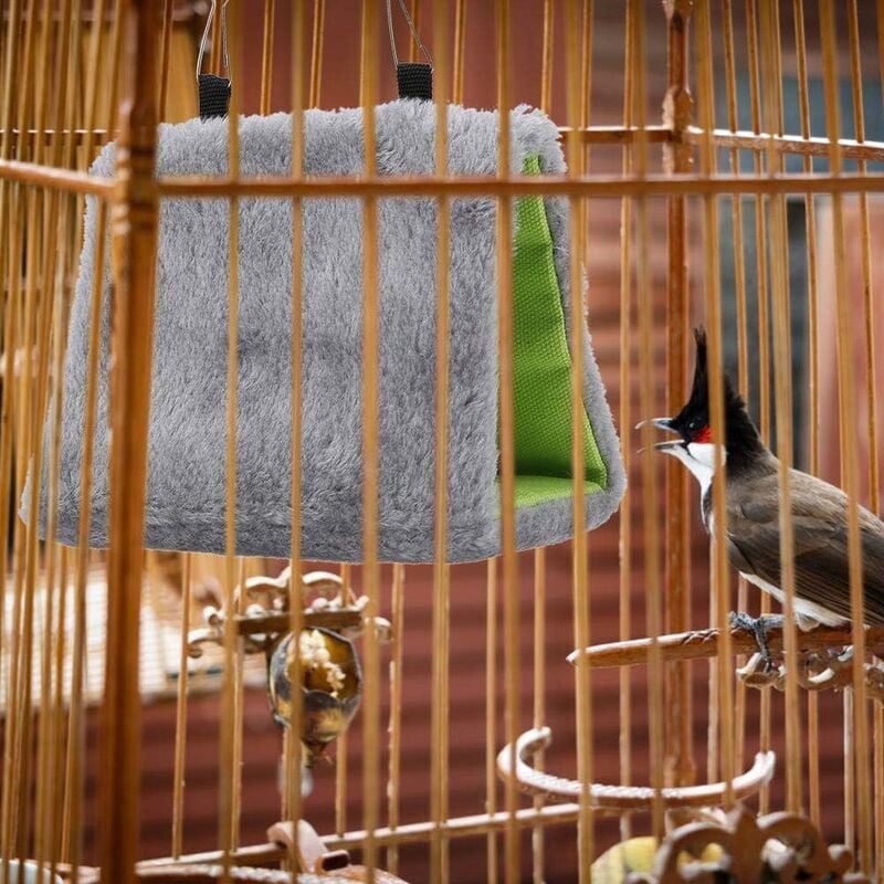 Cage à oiseaux nid perroquet lit nid avec flanelle pour canaris