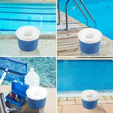 5/10pcs Filet à skimmer pour piscine Filet en nylon réutilisable Filtre à  skimmer purificateur d