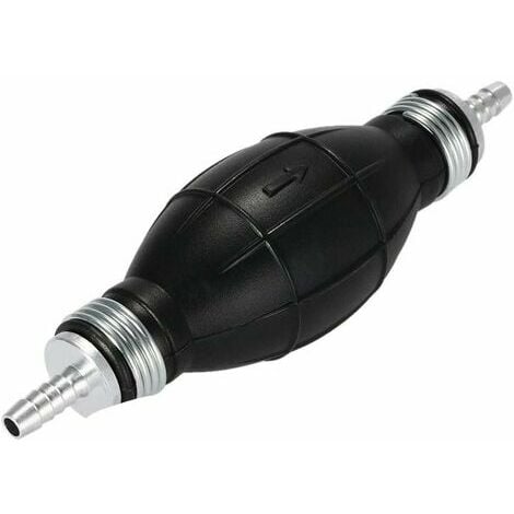 Ampoule d'amorçage noire, en caoutchouc pour transfert de carburant sous  vide - Pompe d'amorçage manuelle - Type d'ampoule : essence, essence,  diesel - Pour accessoires de bateau (6 mm) : : Auto