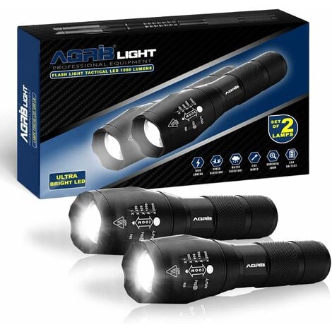 ULTRAFIRE Lampe torche Tactique Militaire ultra-puissant…