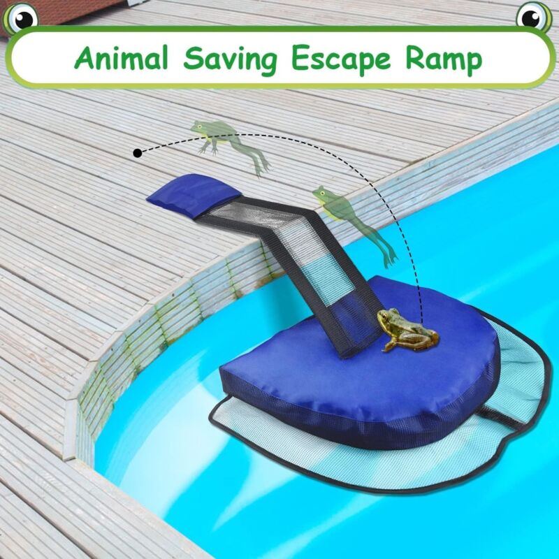 Rampe Animaux Piscine, Rampe D'Évacuation Pour Piscine Pour Petits Animaux Rampe D Evacuation De Sauvetage Convient Aux Grenouilles Tortues Oiseaux Et Autres Petits Animaux Piscine199